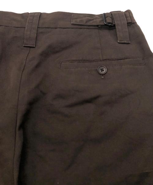 LEMAIRE（ルメール）LEMAIRE (ルメール) ONE PLEAT PANTS ブラウン サイズ:SIZE 44の古着・服飾アイテム