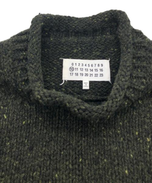 Maison Margiela（メゾンマルジェラ）Maison Margiela (メゾンマルジェラ) フィッシャーマンニット グリーン サイズ:SIZE Sの古着・服飾アイテム