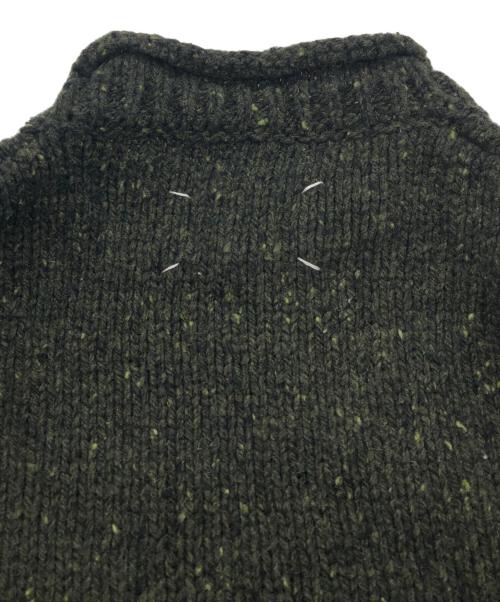 Maison Margiela（メゾンマルジェラ）Maison Margiela (メゾンマルジェラ) フィッシャーマンニット グリーン サイズ:SIZE Sの古着・服飾アイテム