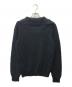 ANN DEMEULEMEESTER (アンドゥムルメステール) 襟付モヘアニット ブラック サイズ:S：18000円