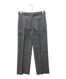 BALENCIAGA（バレンシアガ）の古着「チェックスラックス」｜グレー