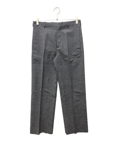 BALENCIAGA（バレンシアガ）BALENCIAGA (バレンシアガ) チェックスラックス グレー サイズ:SIZE 44の古着・服飾アイテム