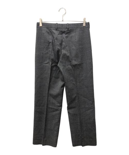BALENCIAGA（バレンシアガ）BALENCIAGA (バレンシアガ) チェックスラックス グレー サイズ:SIZE 44の古着・服飾アイテム