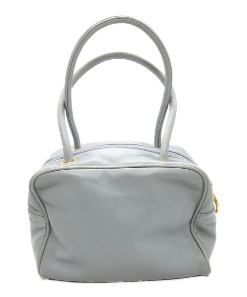 LOEWE（ロエベ）LOEWE (ロエベ) アナグラムミニボストンバッグ ブルーの古着・服飾アイテム