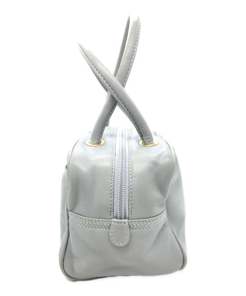 LOEWE（ロエベ）LOEWE (ロエベ) アナグラムミニボストンバッグ ブルーの古着・服飾アイテム