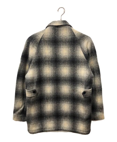 paddle and saddle（ー）paddle and saddle (ー) シャド-チェックウールジップジャケット ブラック サイズ:SIZE 38の古着・服飾アイテム