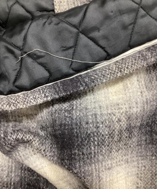 paddle and saddle（ー）paddle and saddle (ー) シャド-チェックウールジップジャケット ブラック サイズ:SIZE 38の古着・服飾アイテム