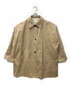 Spick and Spanスピック＆スパン）の古着「T/Cギャバジンステンカラーコート」｜ベージュ
