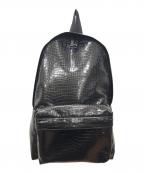 COMME des GARCONSコムデギャルソン）の古着「Scale Effect Bag 型押しデイパック」｜ブラック