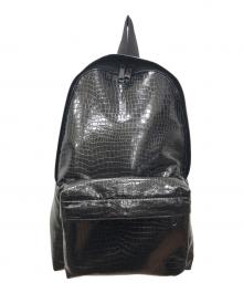 COMME des GARCONS（コムデギャルソン）の古着「Scale Effect Bag 型押しデイパック」｜ブラック