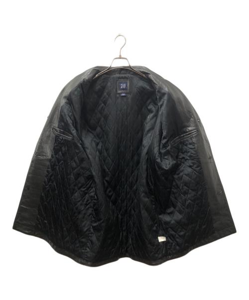 OLD GAP（オールドギャップ）OLD GAP (オールドギャップ) レザーカーコート ブラック サイズ:XLの古着・服飾アイテム