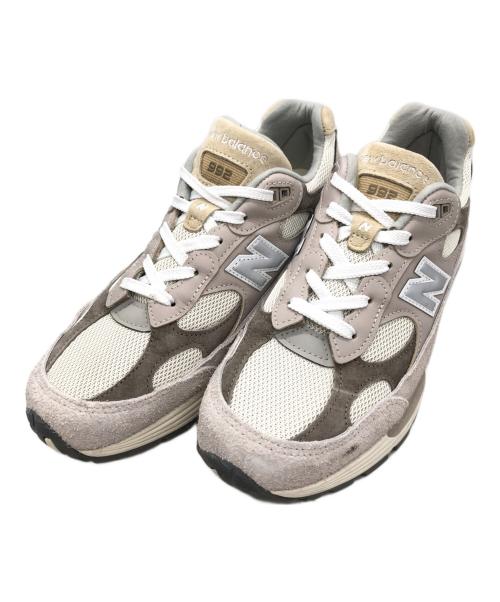 NEW BALANCE（ニューバランス）NEW BALANCE (ニューバランス) ローカットスニーカー グレー×アイボリー サイズ:SIZE US 9の古着・服飾アイテム