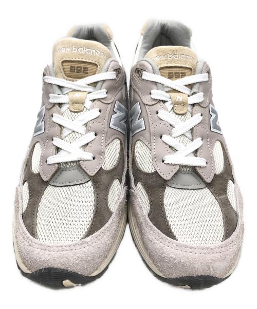 NEW BALANCE（ニューバランス）NEW BALANCE (ニューバランス) ローカットスニーカー グレー×アイボリー サイズ:SIZE US 9の古着・服飾アイテム