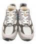 NEW BALANCE (ニューバランス) ローカットスニーカー グレー×アイボリー サイズ:SIZE US 9：18000円