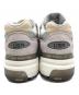 中古・古着 NEW BALANCE (ニューバランス) ローカットスニーカー グレー×アイボリー サイズ:SIZE US 9：18000円