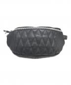 Schottショット）の古着「PADDED BODY BAG」｜ブラック