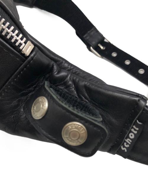 Schott（ショット）Schott (ショット) PADDED BODY BAG ブラック サイズ:下記参照の古着・服飾アイテム