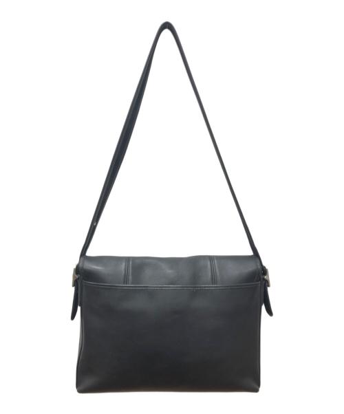 COACH（コーチ）COACH (コーチ) レザーメッセンジャーバッグ ブラック サイズ:下記参照の古着・服飾アイテム