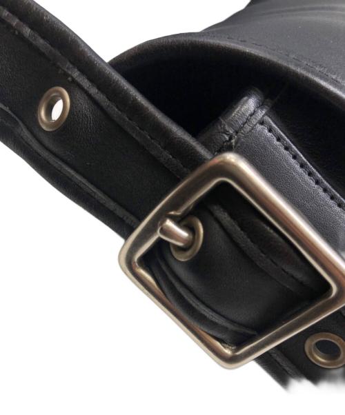 COACH（コーチ）COACH (コーチ) レザーメッセンジャーバッグ ブラック サイズ:下記参照の古着・服飾アイテム