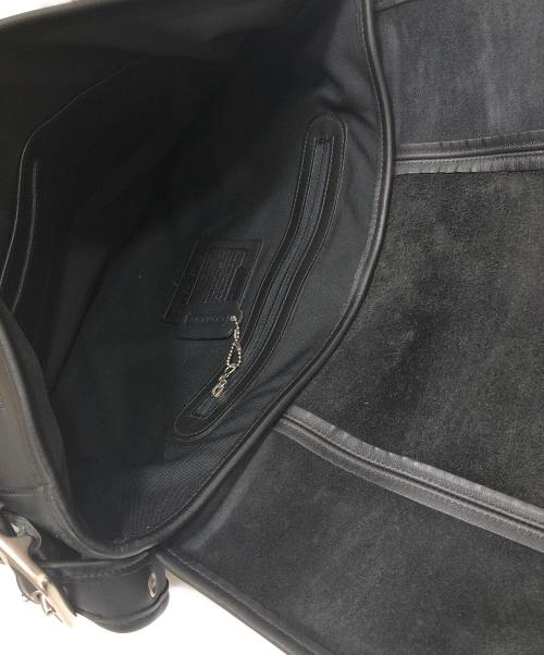 COACH（コーチ）COACH (コーチ) レザーメッセンジャーバッグ ブラック サイズ:下記参照の古着・服飾アイテム