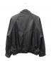 JOURNAL STANDARD (ジャーナルスタンダード) シープ レザー ウォッシュド スタンド ブルゾン ブラック サイズ:SIZE M：20000円