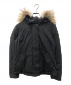 WOOLRICHウールリッチ）の古着「アークティックラクーンショートパーカ」｜ブラック