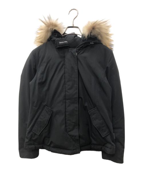 WOOLRICH（ウールリッチ）WOOLRICH (ウールリッチ) アークティックラクーンショートパーカ ブラック サイズ:SIZE Sの古着・服飾アイテム