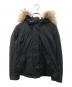 WOOLRICH（ウールリッチ）の古着「アークティックラクーンショートパーカ」｜ブラック