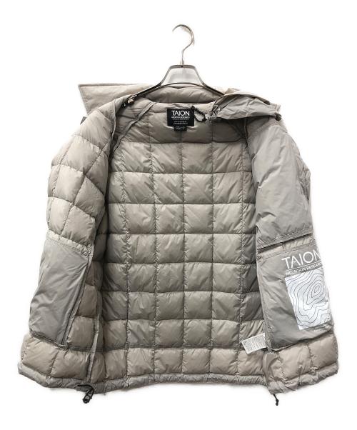 TAION（タイオン）TAION (タイオン) MOUNTAIN RESEARCH (マウンテンリサーチ) Down Coach Jacket/ダウンコーチジャケット グレー サイズ:SIZE Mの古着・服飾アイテム