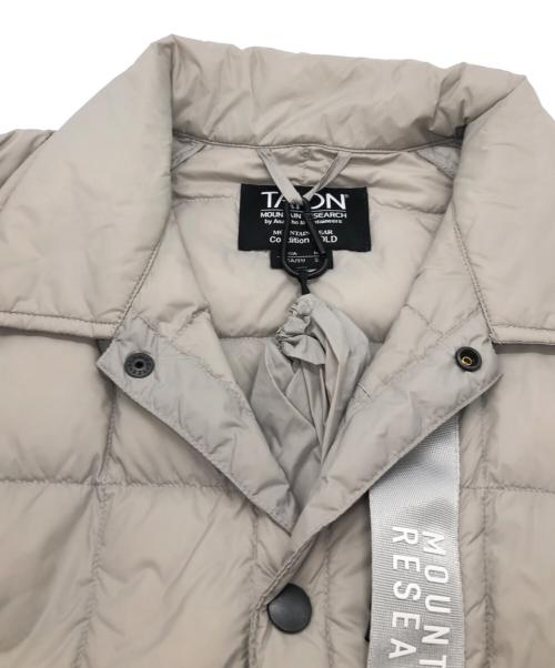 TAION（タイオン）TAION (タイオン) MOUNTAIN RESEARCH (マウンテンリサーチ) Down Coach Jacket/ダウンコーチジャケット グレー サイズ:SIZE Mの古着・服飾アイテム