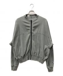 Champion×N.HOOLYWOOD（チャンピオン×エヌ ハリウッド）の古着「REVERSIBLE CARDIGAN/リバーシブルカーディガン」｜グレー
