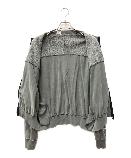 Champion（チャンピオン）Champion (チャンピオン) N.HOOLYWOOD (エヌ ハリウッド) REVERSIBLE CARDIGAN/リバーシブルカーディガン グレー サイズ:SIZE Mの古着・服飾アイテム