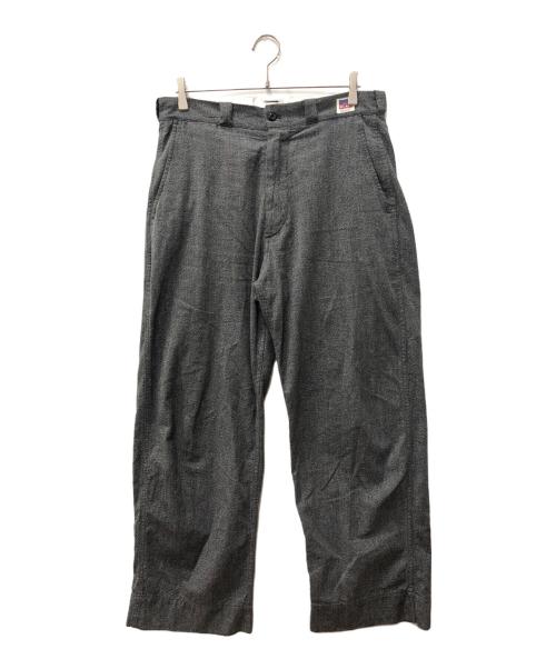 N.HOOLYWOOD（エヌ ハリウッド）N.HOOLYWOOD (エヌ ハリウッド) big mac (ビッグマック) BLACK CHAMBRAY WORK PANTS グレー サイズ:SIZE 40の古着・服飾アイテム