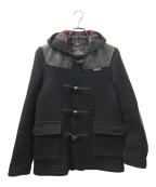 GLOVER ALL×eYe COMME des GARCONS JUNYAWATANABE MANグローバーオール×アイ コム デ ギャルソン ジュンヤ ワタナベ マン）の古着「エルボーパッチダッフルコート」｜ブラック
