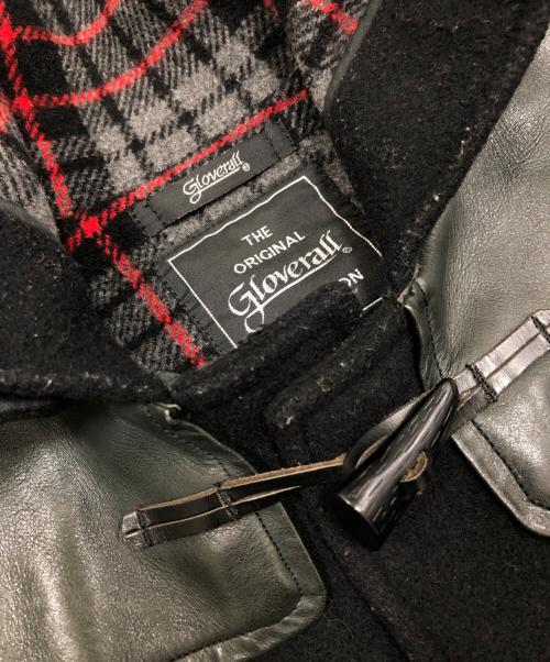 GLOVER ALL（グローバーオール）GLOVER ALL (グローバーオール) eYe COMME des GARCONS JUNYAWATANABE MAN (アイ コム デ ギャルソン ジュンヤ ワタナベ マン) エルボーパッチダッフルコート ブラック サイズ:Sの古着・服飾アイテム