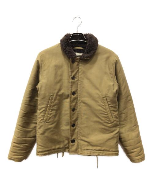 TENDERLOIN（テンダーロイン）TENDERLOIN (テンダーロイン) T-1デッキジャケット カーキ サイズ:38/SMALLの古着・服飾アイテム