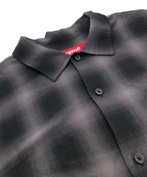 SUPREME（シュプリーム）SUPREME (シュプリーム) Shadow Plaid Rayon Shirt グレー サイズ:SIZE Lの古着・服飾アイテム