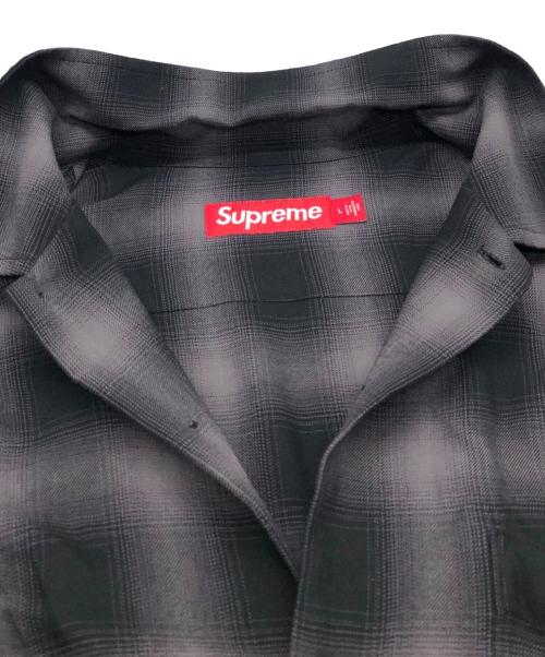 SUPREME（シュプリーム）SUPREME (シュプリーム) Shadow Plaid Rayon Shirt グレー サイズ:SIZE Lの古着・服飾アイテム
