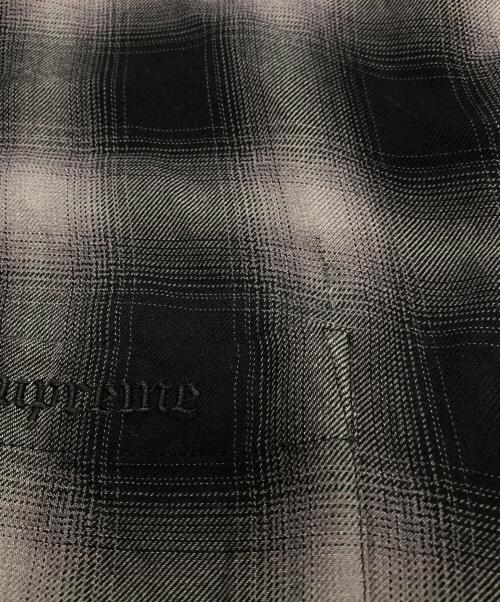 SUPREME（シュプリーム）SUPREME (シュプリーム) Shadow Plaid Rayon Shirt グレー サイズ:SIZE Lの古着・服飾アイテム
