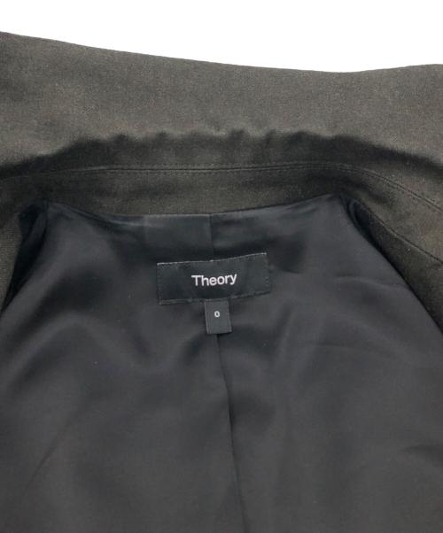 theory（セオリー）theory (セオリー) シークフランネルスリムジャケット グレー サイズ:SIZE 0の古着・服飾アイテム