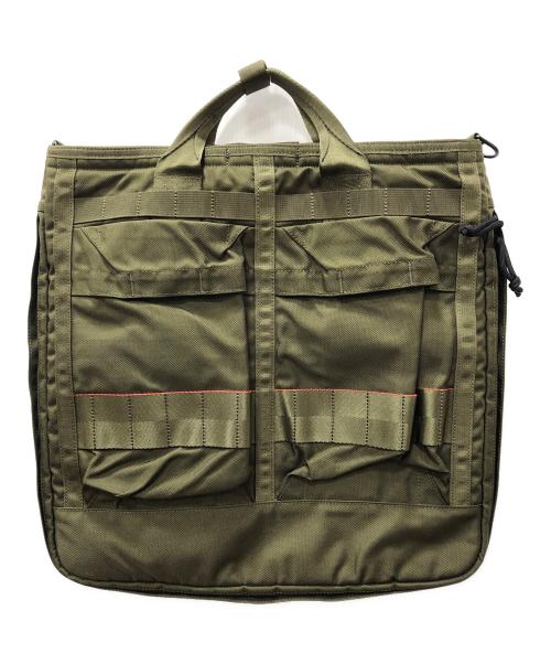 BRIEFING（ブリーフィング）BRIEFING (ブリーフィング) BEAMS+ (ビームスプラス) 別注COCKPIT BAG カーキの古着・服飾アイテム
