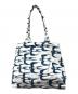 mina perhonen (ミナ ペルホネン) hyppely hello swallow トートバッグ ホワイト×ネイビー：18000円