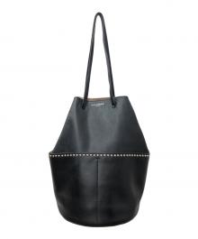 J&M DAVIDSON（ジェイ＆エム デヴィッドソン）の古着「MINI DAISY WITH STUDS ショルダーバッグ」｜ブラック