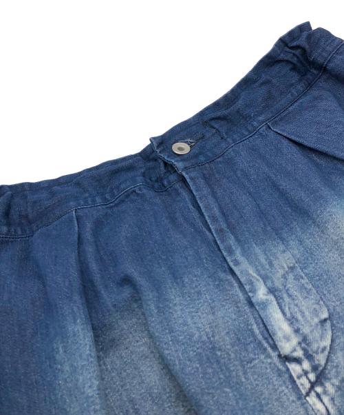 Y's（ワイズ）Y's (ワイズ) SPOTTED DENIM SIDE POCKET STRAIGHT SKIRT インディゴ サイズ:1の古着・服飾アイテム