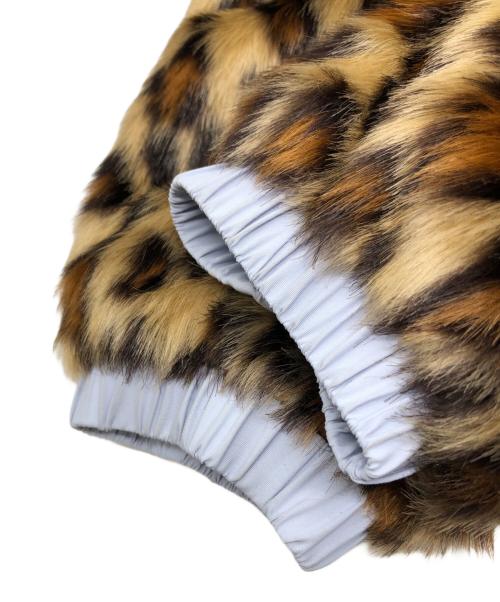 SUPREME（シュプリーム）SUPREME (シュプリーム) Faux Fur Reversible Hooded Track Jacket ブラウン×ホワイト サイズ:Lの古着・服飾アイテム