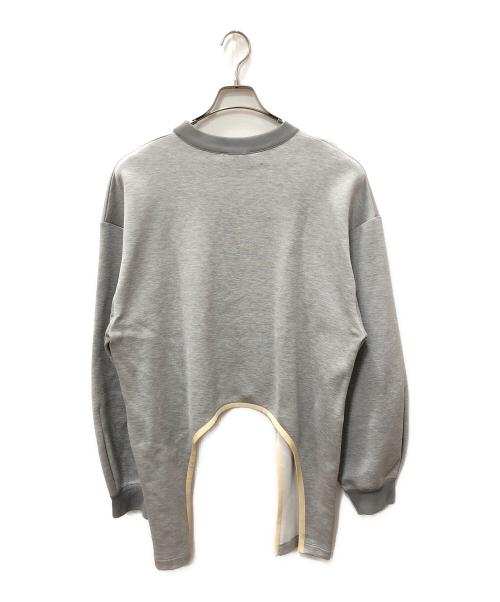 LOUIS VUITTON（ルイ ヴィトン）LOUIS VUITTON (ルイ ヴィトン) ロゴワッペンクルーネックスウェット グレー サイズ:SIZE XLの古着・服飾アイテム