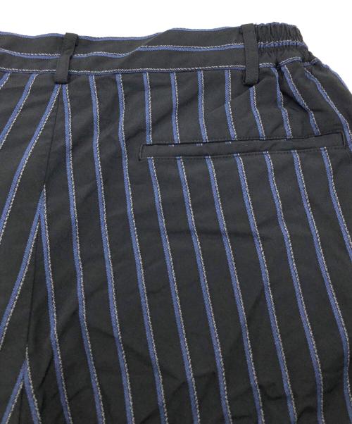 COMME des GARCONS HOMME DEUX（コムデギャルソン オム ドゥ）COMME des GARCONS HOMME DEUX (コムデギャルソン オム ドゥ) ストライプセットアップスーツ ブラック×ネイビー サイズ:SIZE XSの古着・服飾アイテム