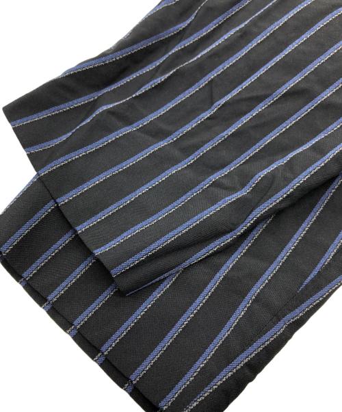 COMME des GARCONS HOMME DEUX（コムデギャルソン オム ドゥ）COMME des GARCONS HOMME DEUX (コムデギャルソン オム ドゥ) ストライプセットアップスーツ ブラック×ネイビー サイズ:SIZE XSの古着・服飾アイテム