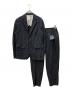 COMME des GARCONS HOMME DEUX（コムデギャルソン オム ドゥ）の古着「ストライプセットアップスーツ」｜ブラック×ネイビー