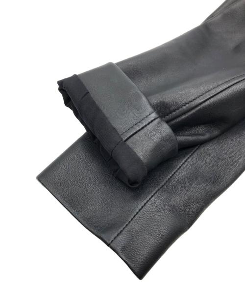 HELMUT LANG（ヘルムートラング）HELMUT LANG (ヘルムートラング) ノーカラーライダースジャケット ブラック サイズ:SIZE XSの古着・服飾アイテム